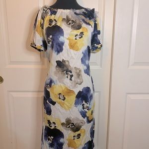 Vera Wang Abstract Dress